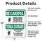 Signmission Safety Culture Sign, 7 in Width, Vinyl Decal, Rectangle, Bilingual OS-2PACK-BC-D-710-L-10001 - alternate 4